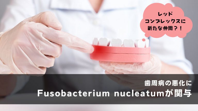 歯周病の悪化にFusobacterium nucleatumが関与